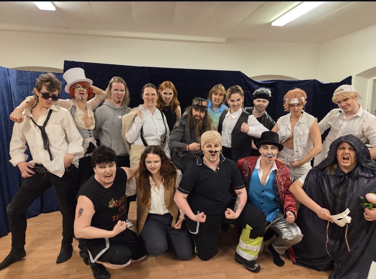 Lägerdeltagare och 2/3 av ledarna